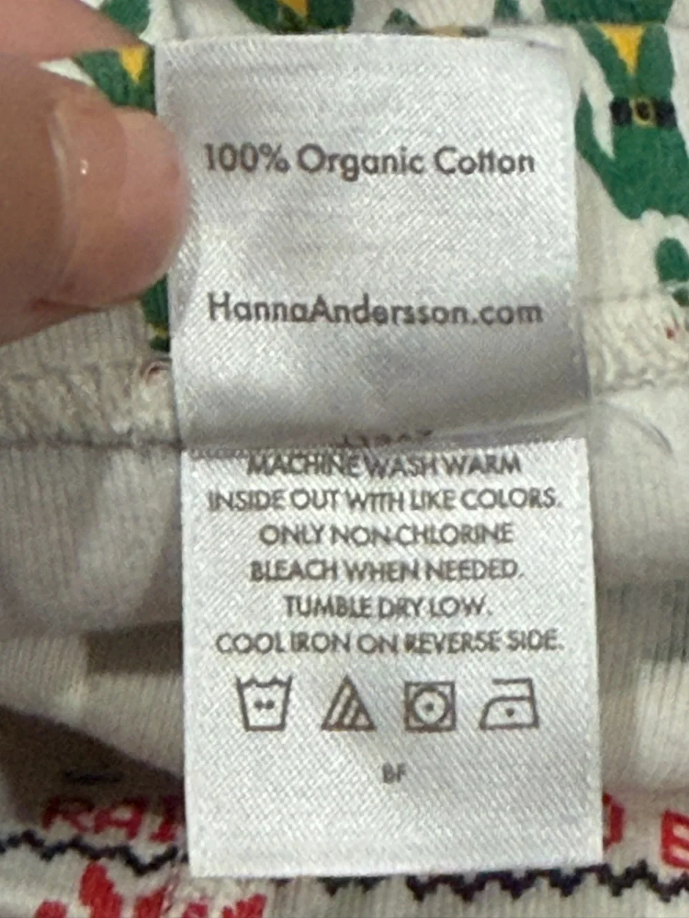 Hanna Andersson Kids Elf Holiday Organic Cotton Pajama Set Size 150 US 12